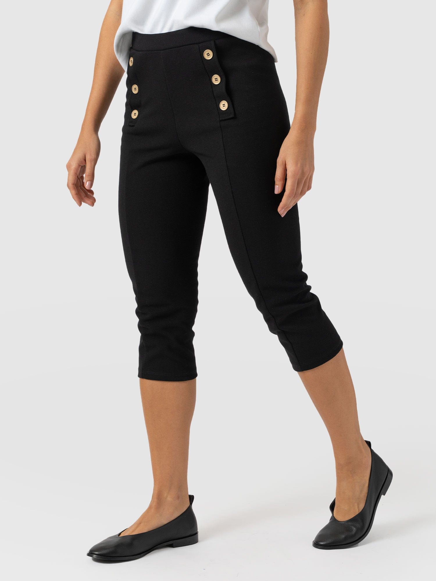 Chelsea Crop Legging Black
